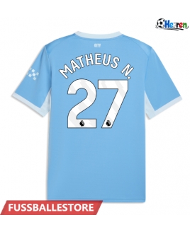 Günstige Manchester City Matheus Nunes #27 Heimtrikot 2026-27 Kurzarm